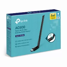 Adaptador De Red Tp-link Usb Archer T2u Plus, Inalambrico, Wlan, 600mbit/s, 2.4/5ghz